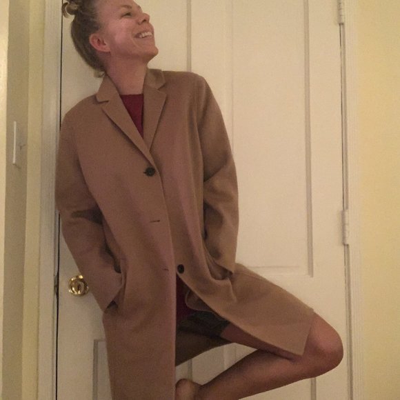 NWT Kooples tan wool coat xs - Picture 7 of 15